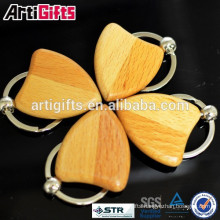 Promotional cheap custom wood key chain